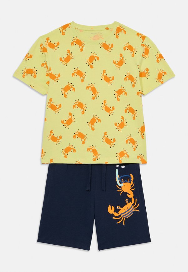 NMMZUMUS SET - Print T-shirt - sunny lime