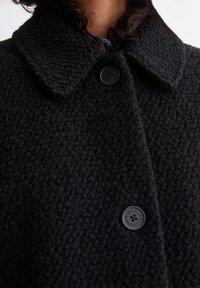 Marc O'Polo DENIM OUTDOOR CURLY WOOL - Klasikinis paltas - black