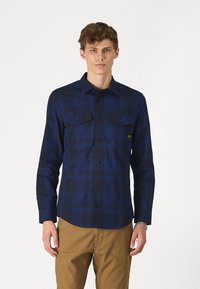 G-STAR MARINE SLIM - Marškiniai - imperial blue bold check