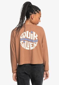 UNI OVERSIZED LS TEE - Long sleeved top - rawhide