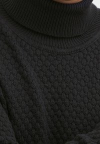 Solid Strickpullover - black