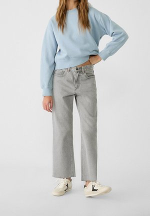 Sweatshirt - mottled light blue