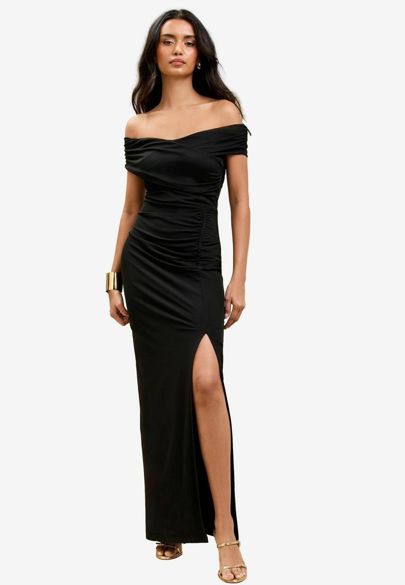 Lipsy PETITE FIT - BARDOT SHORT SLEEVE  - Maxi šaty - black