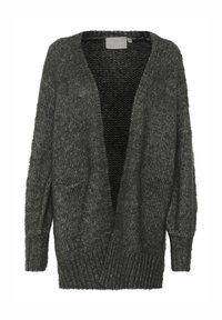 KATRINA - Neuletakki - black oyster melange