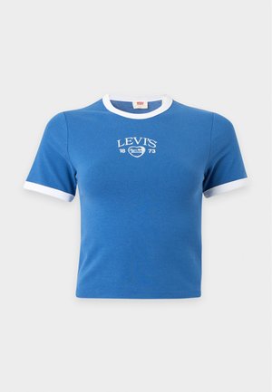 Levi's®, HAYES CROPPED TEE - Μπλουζάκι με στάμπα - blue