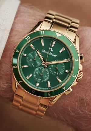 Mats Meier, Chronograph watch - gold farbend