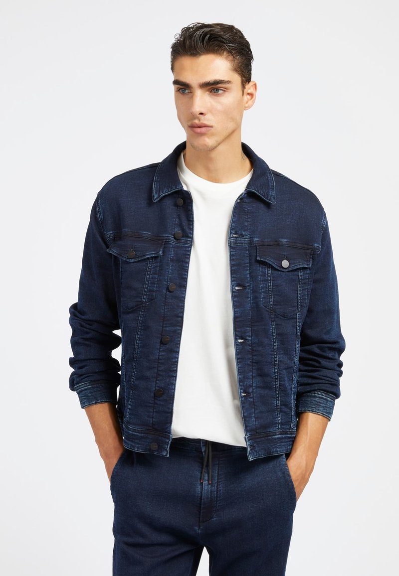 Guess - REGULAR FIT - Jeansjacka - blau, Förstora