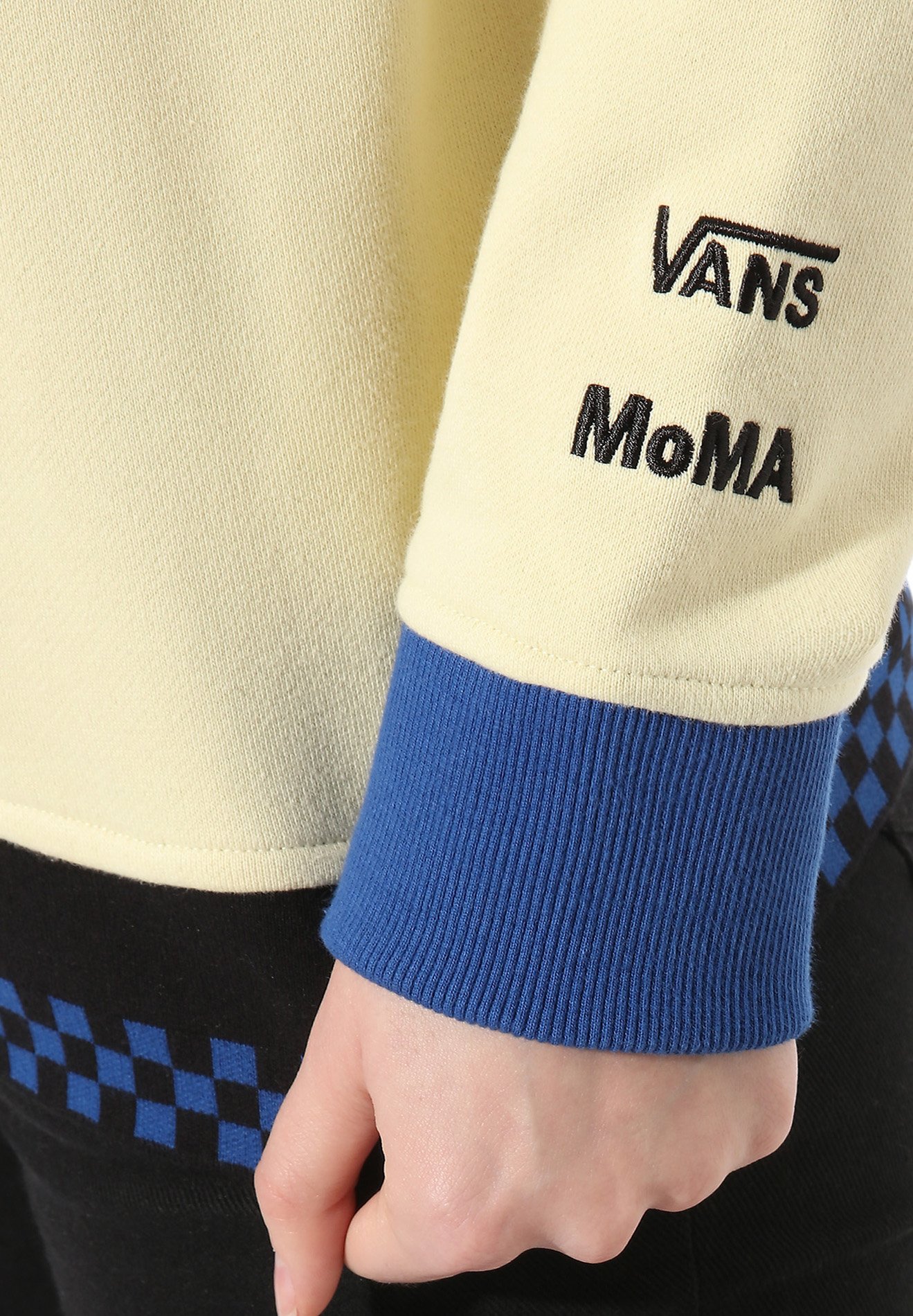 Vans WM X MOMA POPOVA FLEECE Trui (moma) lyubov popova Vans MoMA Popova Trui | Geel | Vans