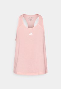 TRAIN ESSENTIALS MINIMAL BRANDING RACERBACK - Toppi - semi pink spark