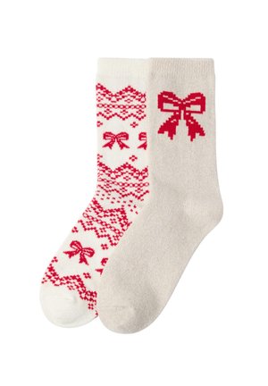 FAIRLISLE 2-PACK - Sukat - red