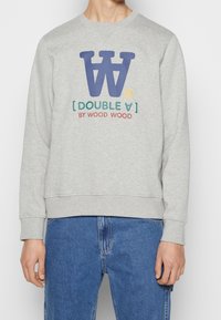 WOOD WOOD Mikina - mottled grey