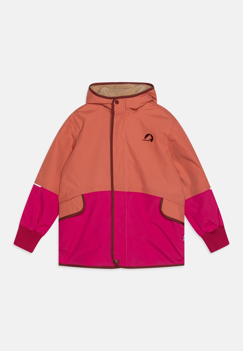 Finkid MOSKA MUKKA UNISEX - Snowboardová bunda - terra cotta/sable
