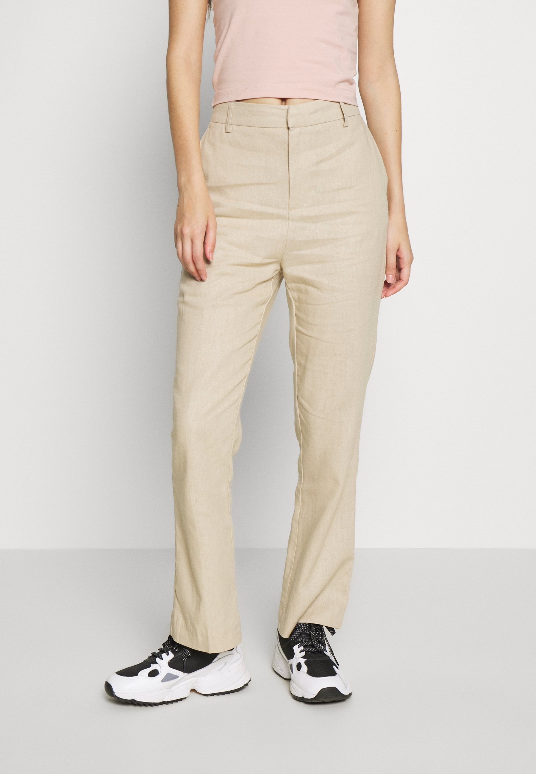 Gina Tricot LISA Bukse light linen beigebeige Zalando.no Gina Tricot LISA Bukse light linen beigebeige Zalando.no
