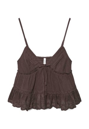 Stradivarius, Débardeur - dark brown