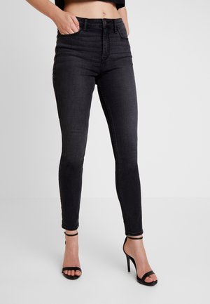 Skinny-Farkut - black denim
