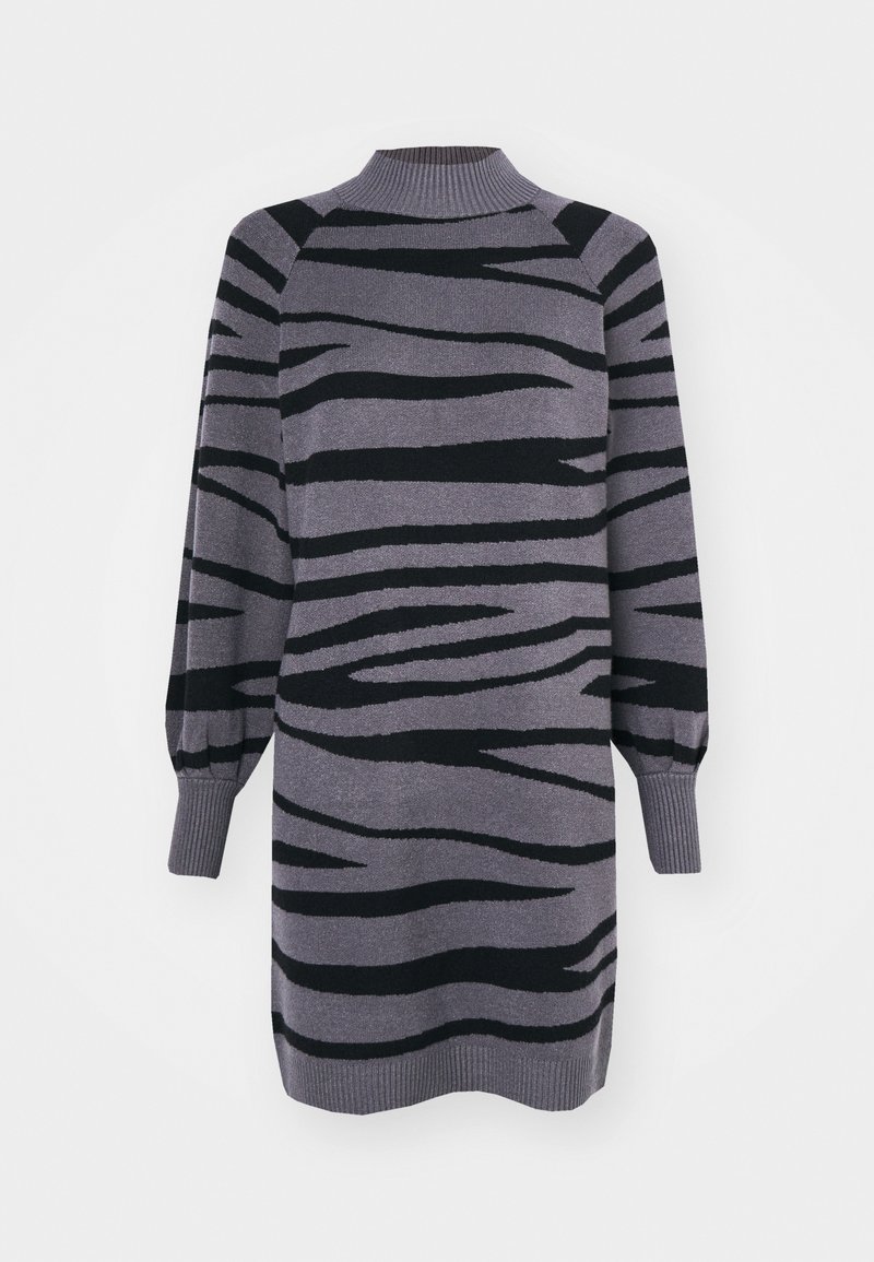 Only Gebreide jurk donkergrijs Only Gebreide jurk donkergrijs