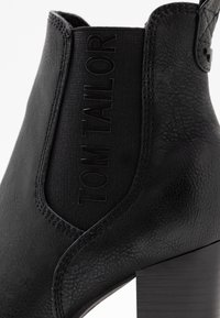 TOM TAILOR Botines de tacón - black