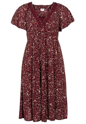 Vestido informal - bordeaux