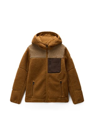 Napapijri, YUPIK FZ HOODIE - Fleecejakke - medium brown