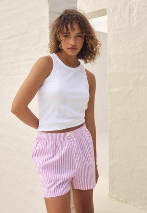 Self., SET - REGULAR FIT - Yöasusetti - pink stripe