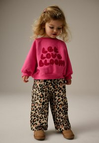 Next PRINTED WIDE SET - Collegepaita - bright pink