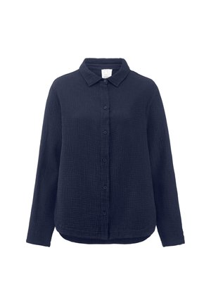 hessnatur PURE COMFORT - Nachtwäsche Shirt - dunkelblau