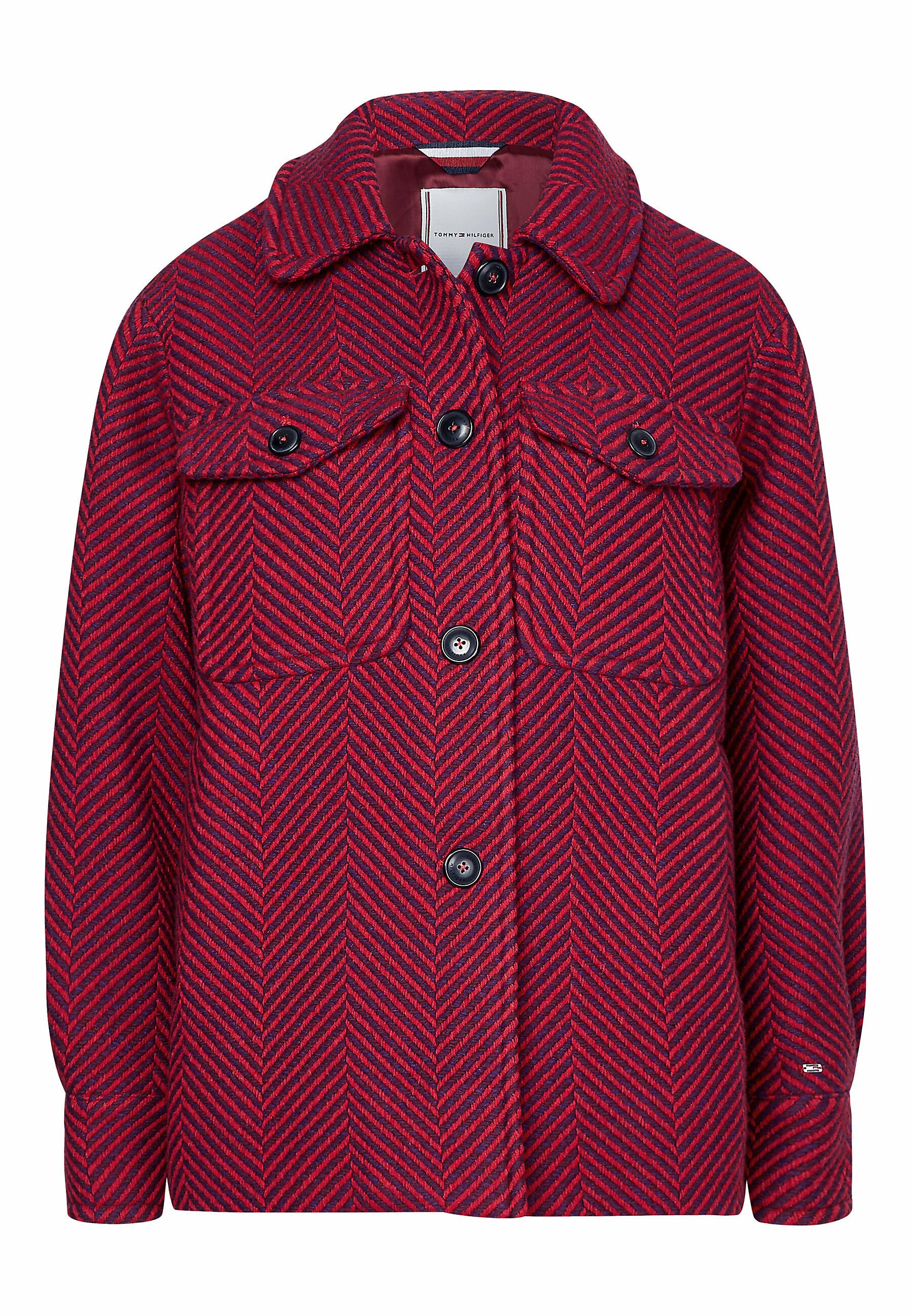 Tommy Hilfiger Short coat - ruby 