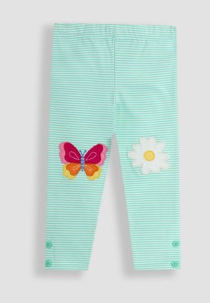 JoJo Maman Bébé APPLIQUÉ KNEE  2 PACK - Leggings - Hosen - green daisy