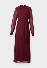VIFALIA SMOCK HIGH NECK DRESS - Festklänning - burgundy