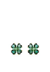 Swarovski IDYLLIA PIERCED EARRINGS STUD CLOVER - Orecchini - green