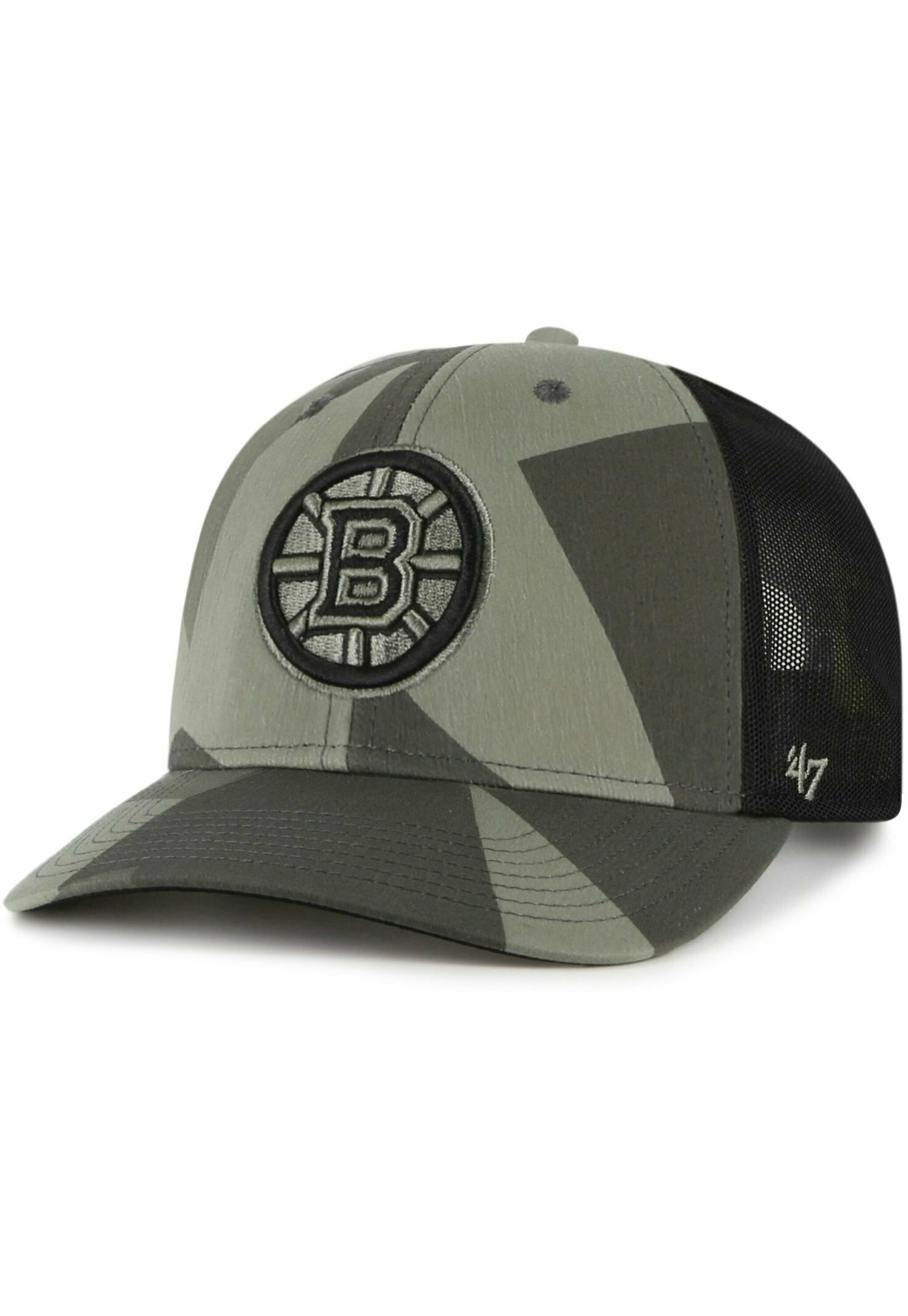 COUNTER BOSTON BRUINS - Cap - wood camo 