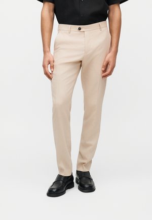 SLHSLIM NEIL - Pantalon - egret