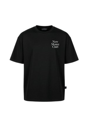 CRYSTAL PARIS, CRYSTAL PARIS OVERSIZED T-SHIRT MONEY CLUB - T-shirt imprimé - black