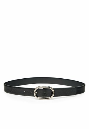 WITH OVAL BUCKLE - Bælter - black