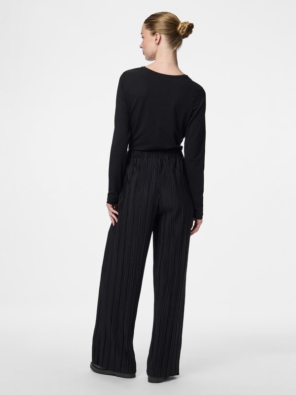 PAMMI WIDE PLISSE  - Trousers3
