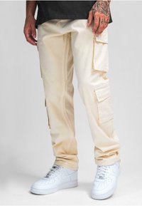 Dropsize - DOUBLE POCKET - Cargo trousers - beige Thumbnail Image 1