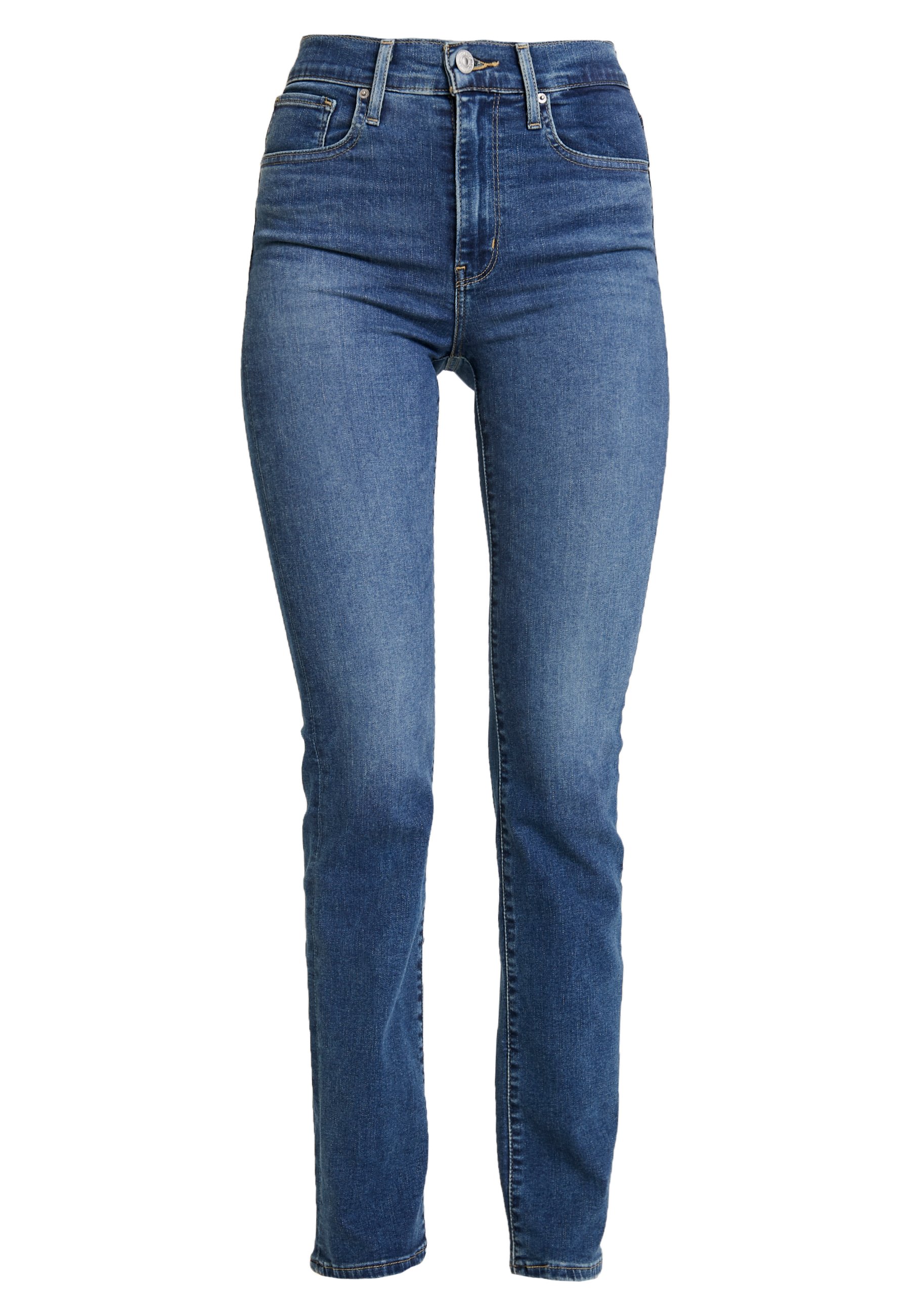 Levi's® 724™ HIGH RISE STRAIGHT - Jeans a sigaretta - paris storm/blu denim  - Zalando