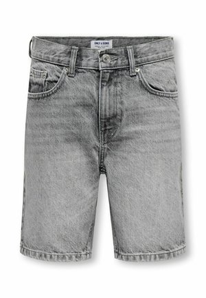 ONLY & SONS junior OSJEDGE MID RISE GERADE GESCHNITTEN  - Kratke hlače iz džinsa - medium grey denim