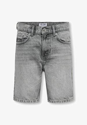 OSJEDGE MID RISE GERADE GESCHNITTEN - Kratke hlače iz džinsa - medium grey denim