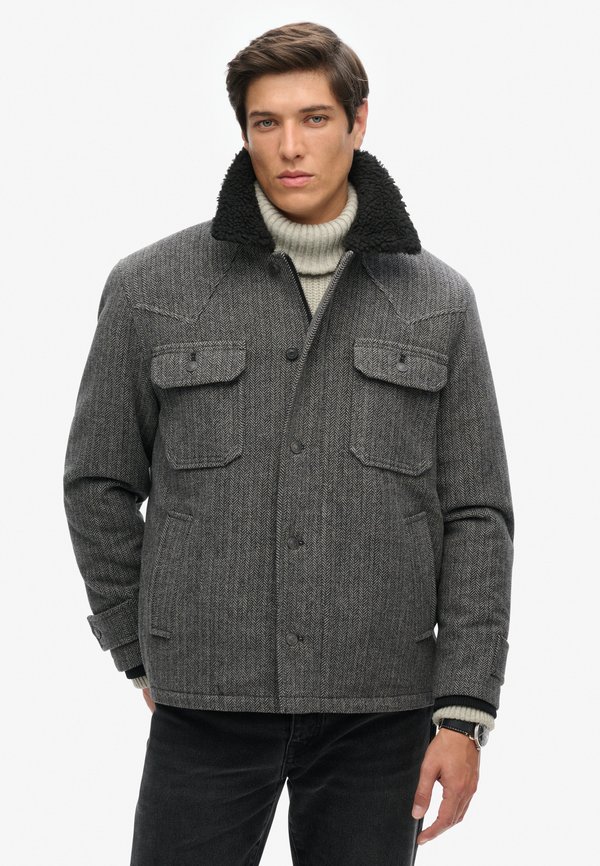Übergangsjacke - charcoal herringbone