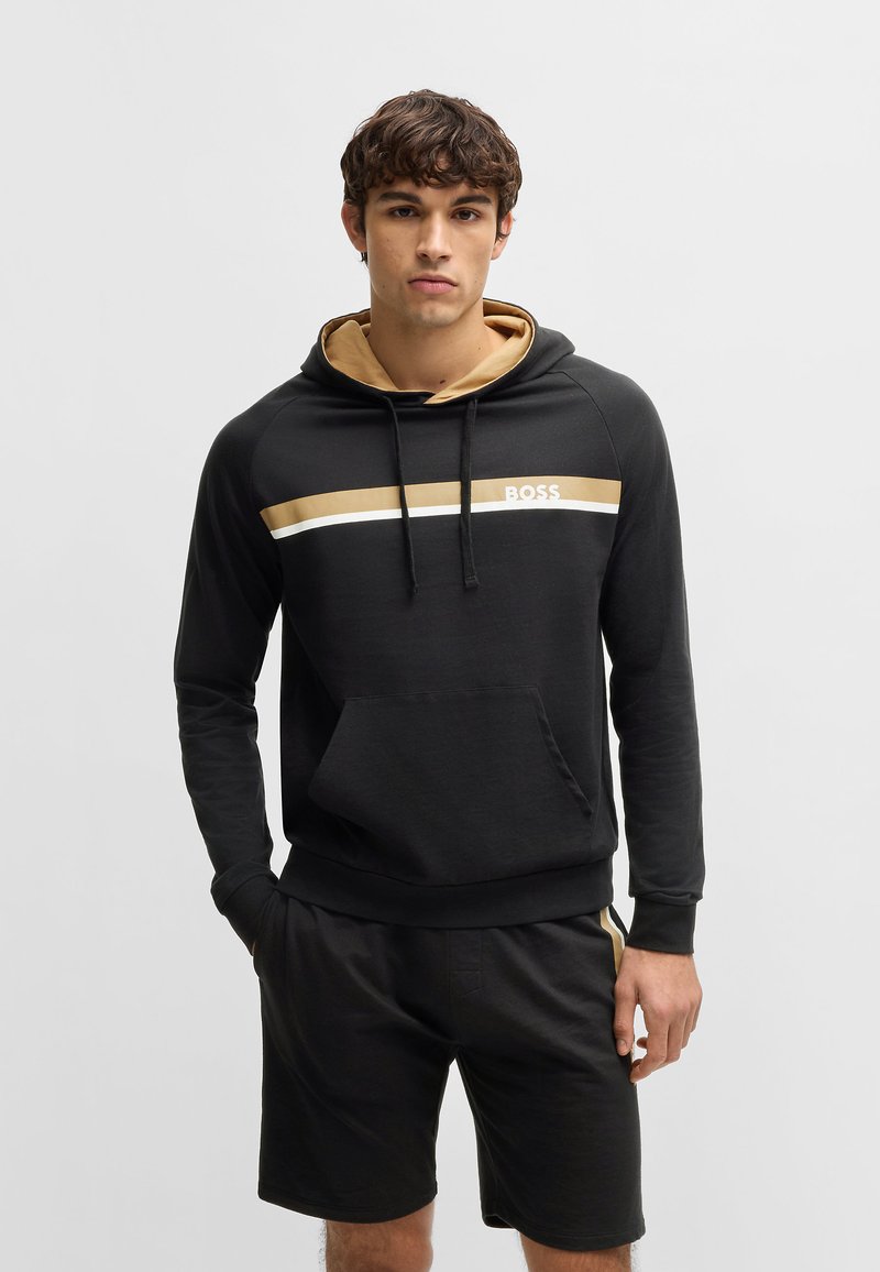 BOSS AUTHENTIC - Pulover s kapuco - black