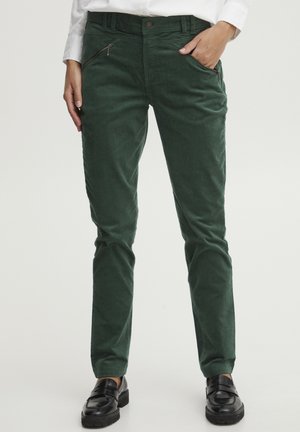 Fransa FRTEAN PA 1 FL - Stoffhose - jungle green