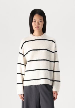 Gina Tricot, CREW NECK - Pullover - offwh