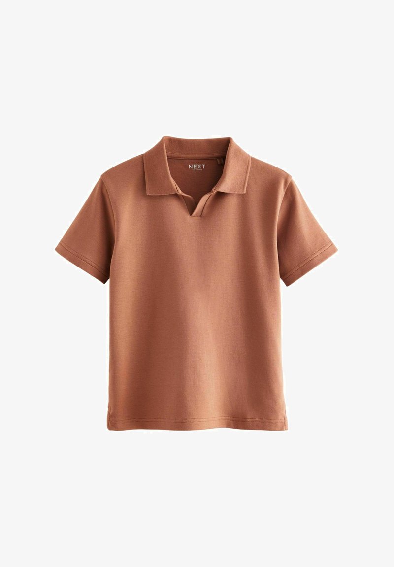 Next REVERE COLLAR SHORT SLEEVE - Polo - rust brown