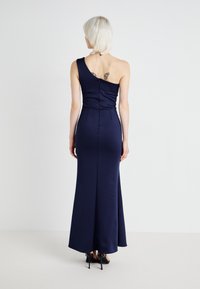 WAL G. WEDDING GIGI ONE SHOULDER MAXI - Dzsörzéruha - navy blue