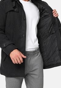 INDICODE JEANS Halflange jas - anthracite