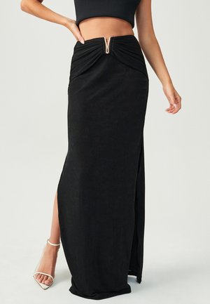 WILLOW MAXI SKIRT - Maxinederdele - black