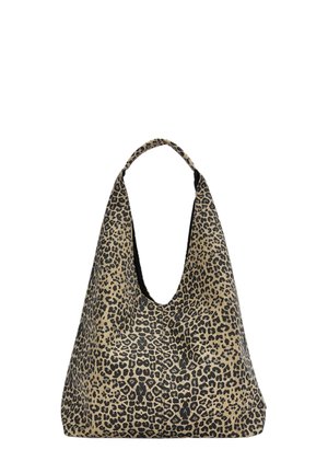 Shopping Bag - mottled dark brown