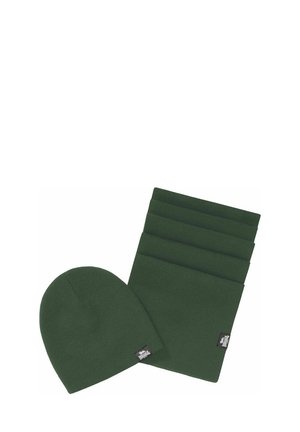 Lonsdale UNISEX SET LEAFIELD - Čiapka - olive