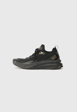 CRUSHER SONIC UNISEX - Zapatillas - triple black/gold-coloured